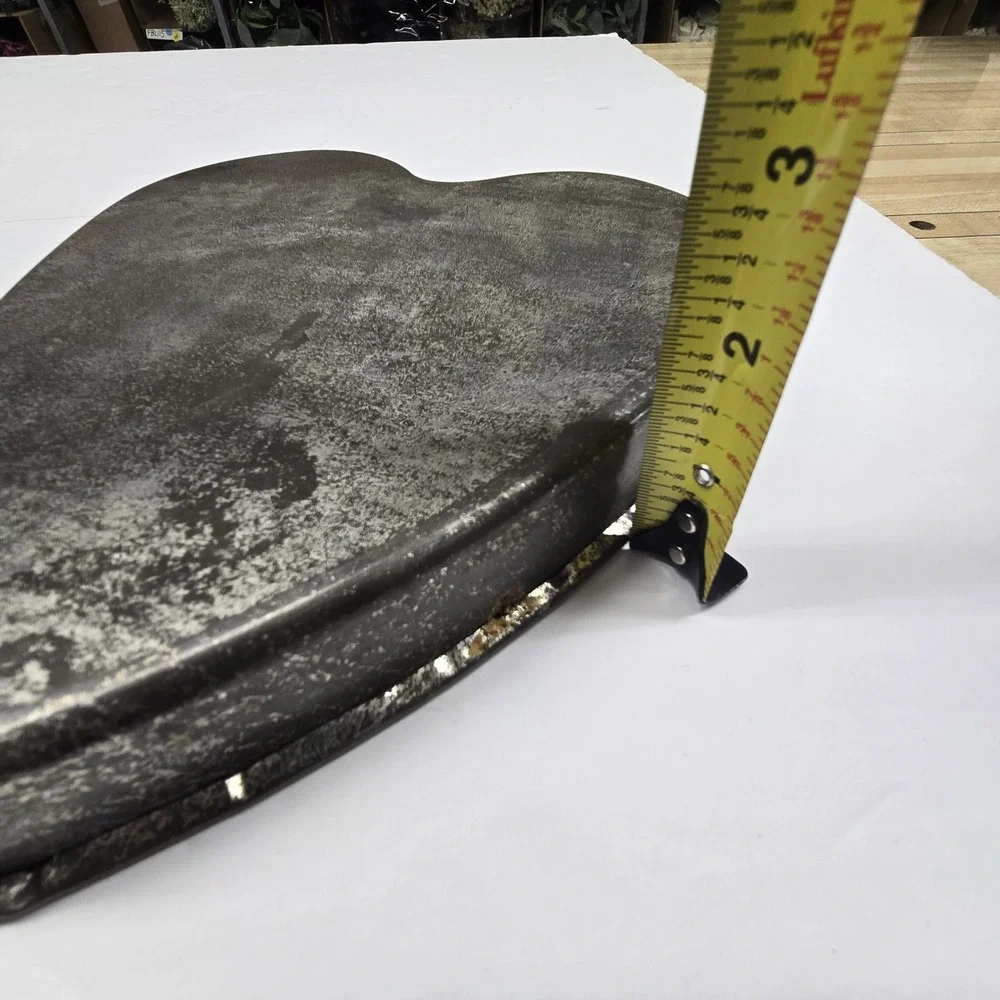 Vintage Set of 2 Heart Shape Cake Baking Pan Tarnished USA Heritage Primitive